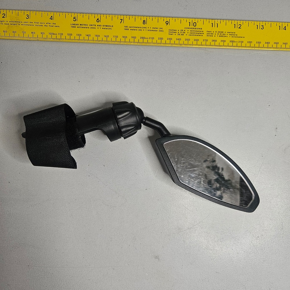 Bell Bicycle Bike Handle Mirror Adjustable Wide Angle Rear View Safety Reflector
